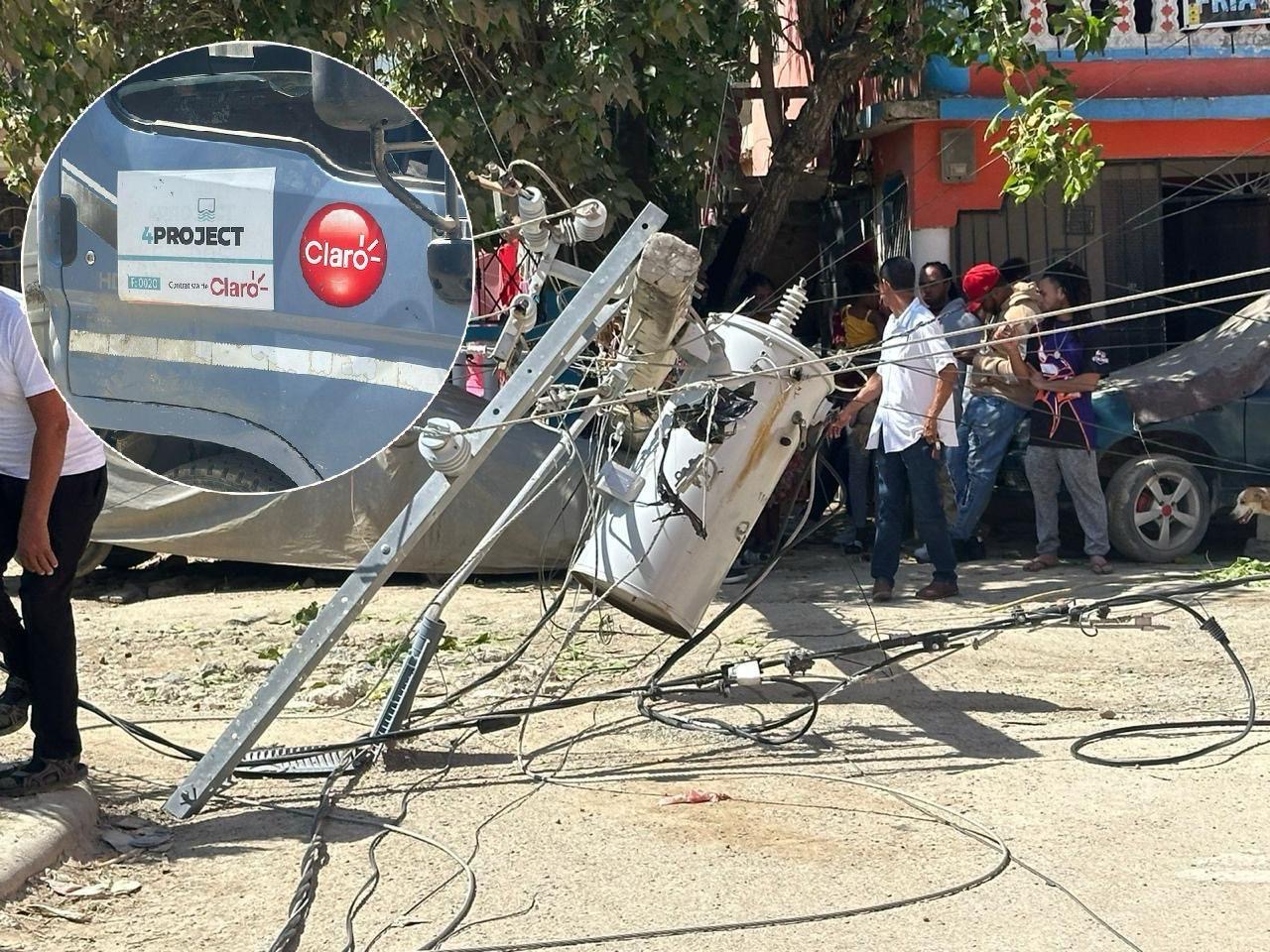 Accidente saca de servicio un circuito que afecta varios sectores en SPM