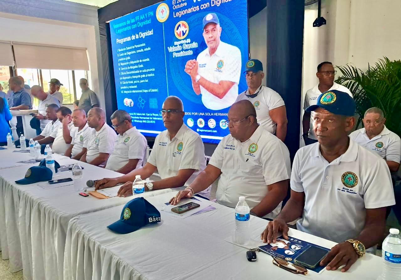 Gral. (R) Valerio presenta su plancha de la dignidad para presidir Hermandad de Veteranos FF.AA. y P.N.