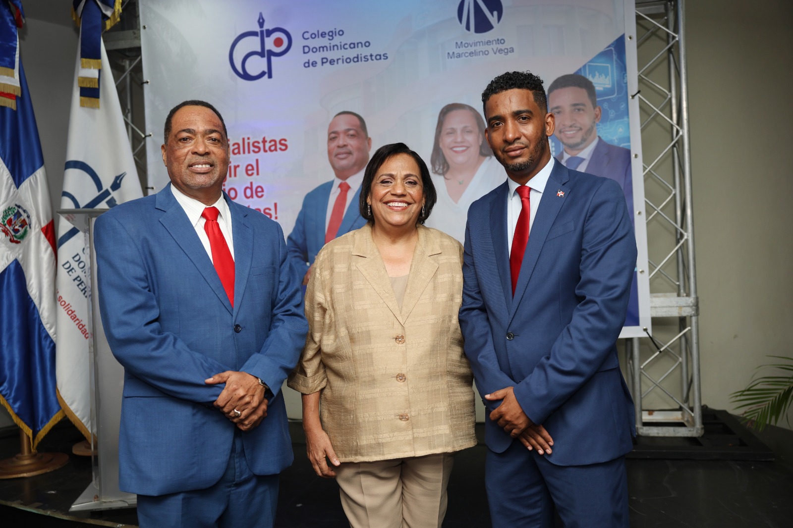 Periodistas del Movimiento Marcelino Vega respaldan candidaturas de Beato al CDP, Siddy al IPPP y Francisco Marte al CDP-DN