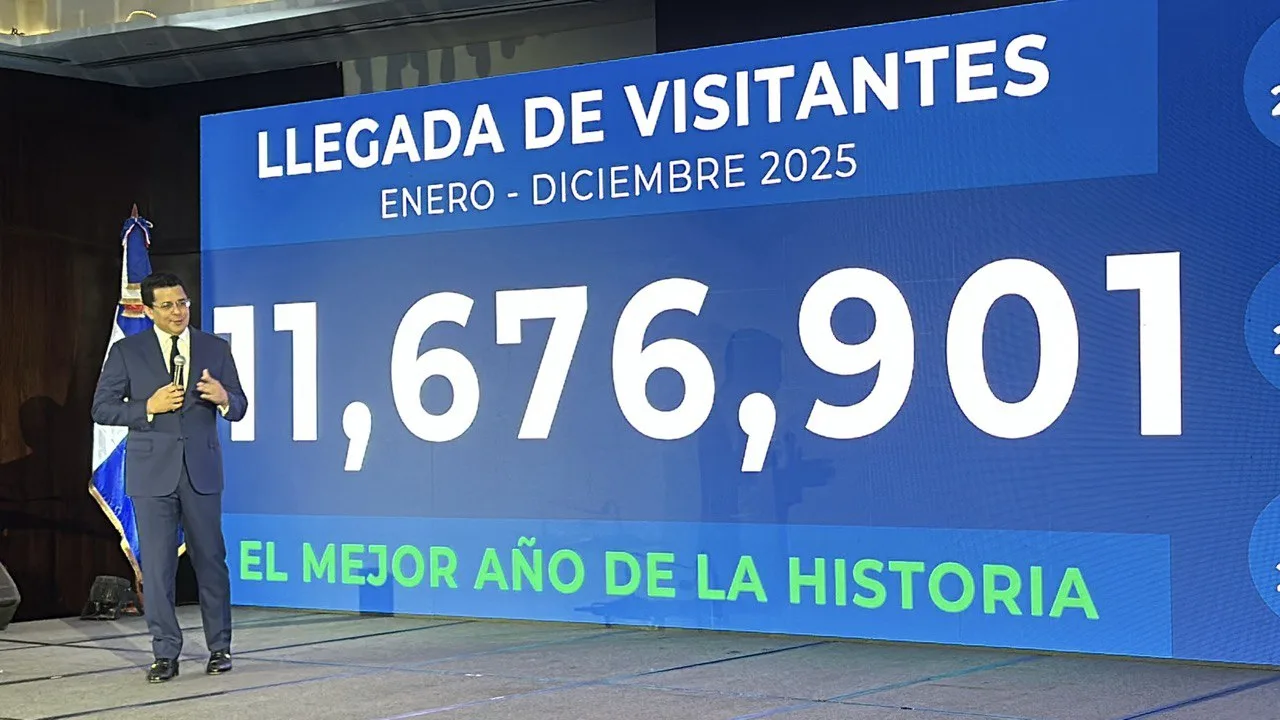 RD alcanza récord histórico en llegada: 1.4 millones de visitantes en diciembre y 11,676,901 en todo el año
