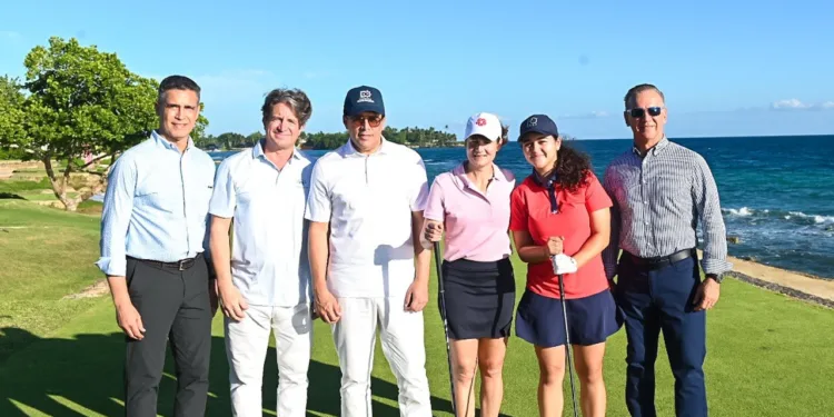 Lorena Ochoa juega por primera vez en campo de golf Diente de Perro, en Casa de Campo