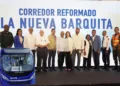 OMSA relanza corredor La Nueva Barquita con seis autobuses reformados