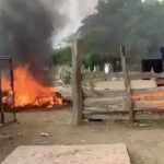 Moradores incendiaron viviendas de haitianos tras asesinato de tres personas en Puerto Plata