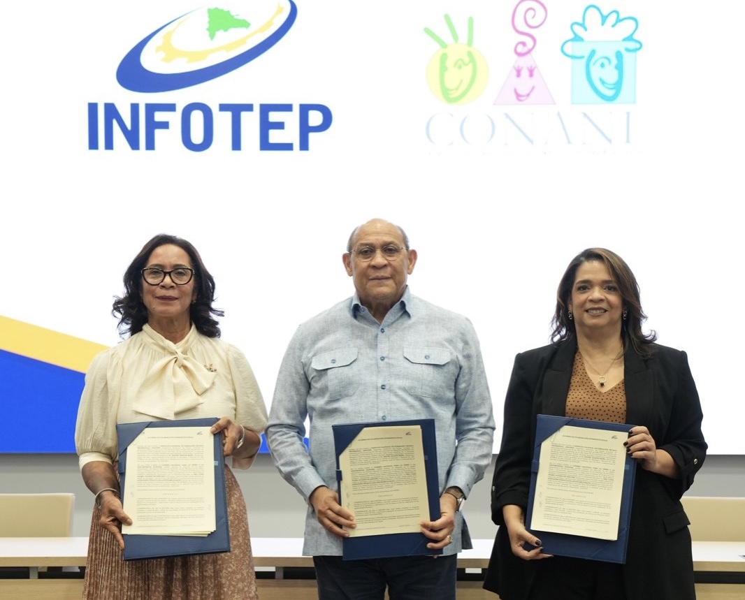 INFOTEP y CONANI capacitarán a 800 adolescentes en centros de acogida