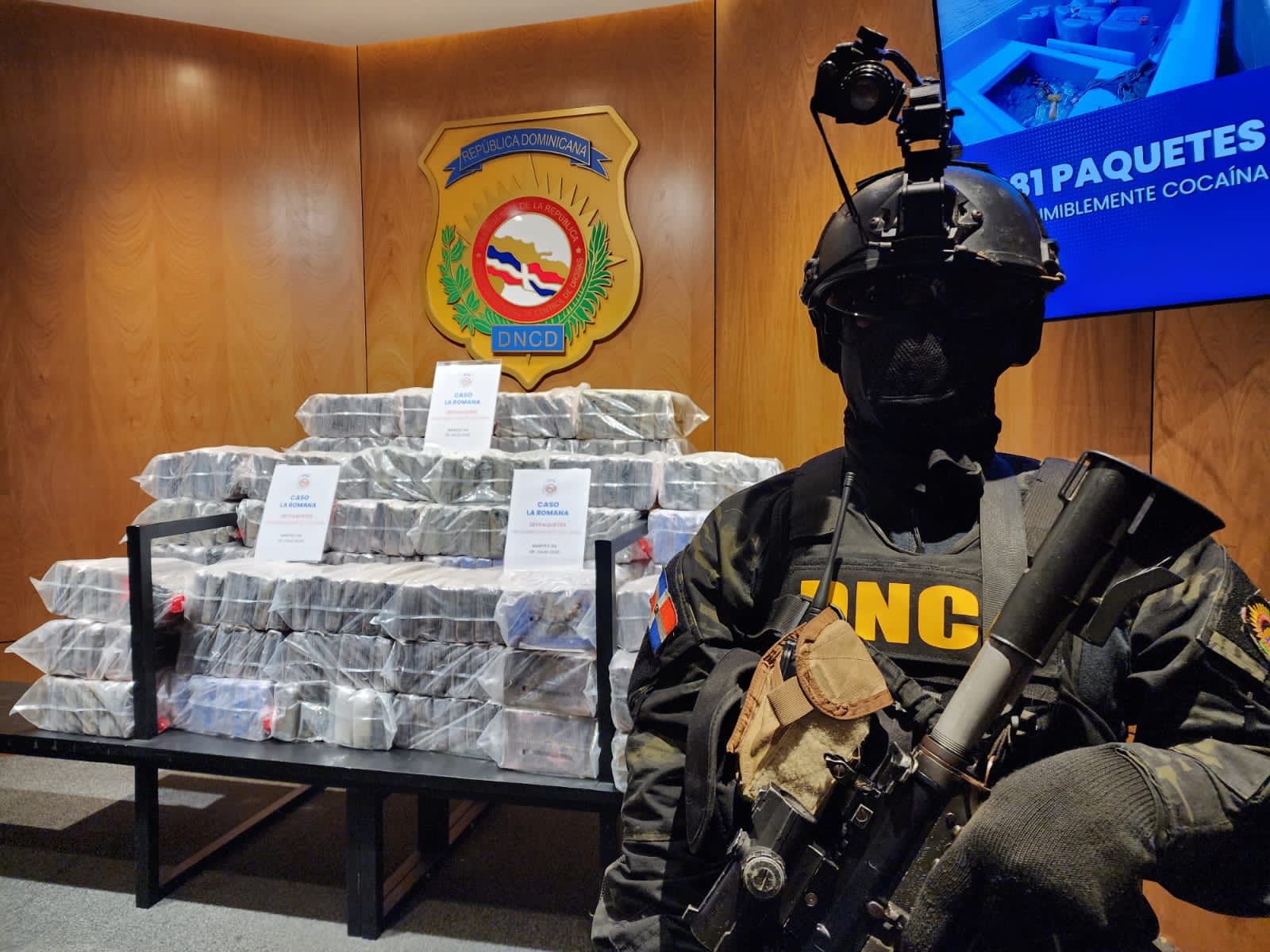 AUTORIDADES OCUPAN EN LA ROMANA OTROS 281 PAQUETES PRESUMIBLEMENTE COCAÍNA