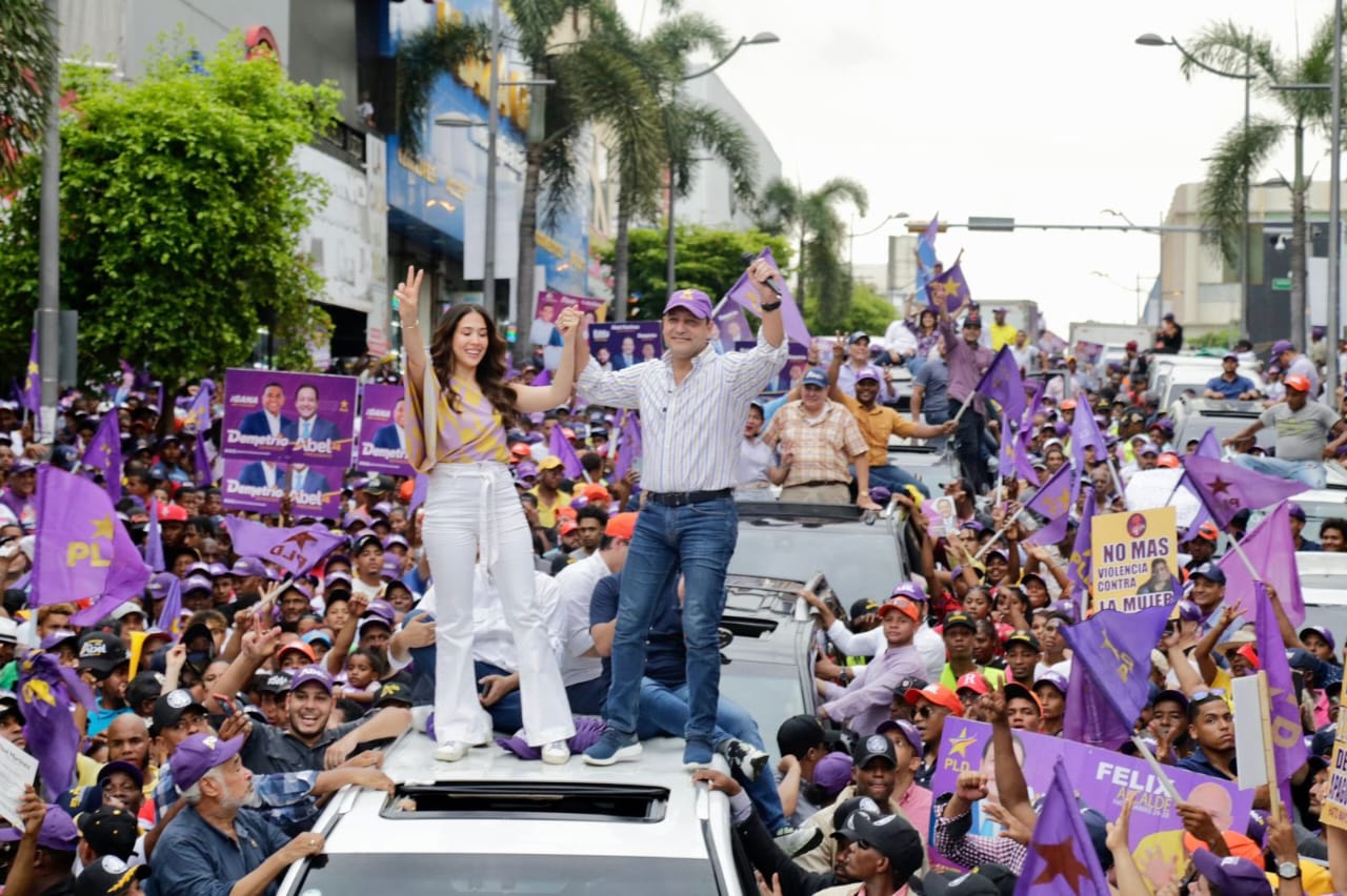 Miles acompañan a Abel Martínez y al PLD en cruzada por la esperanza