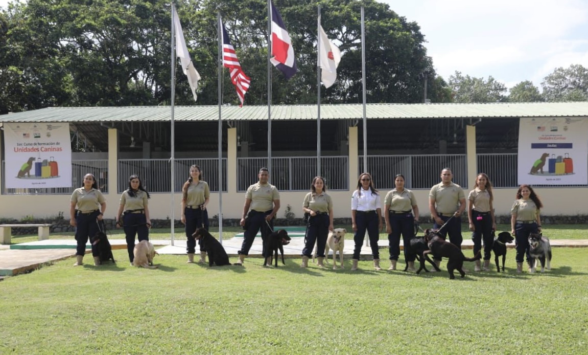 Agricultura y OIRSA inauguran primer Curso de Entrenamiento de Unidades Caninas