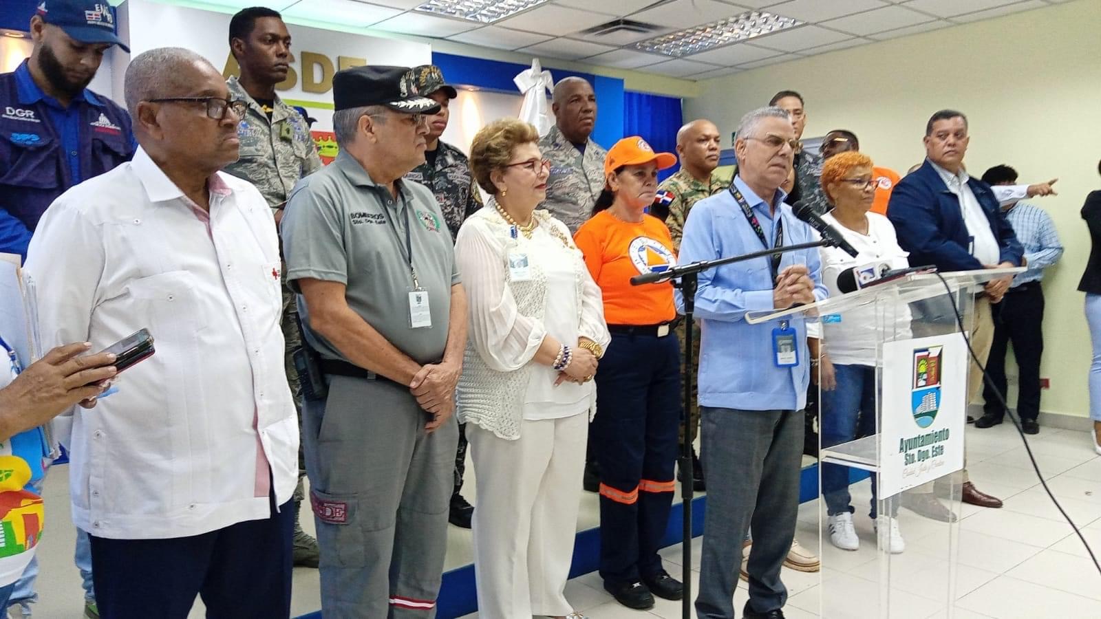 Ayuntamiento de Santo Domingo Este activa su Comité de Riesgo ante el paso de la tormenta Franklin