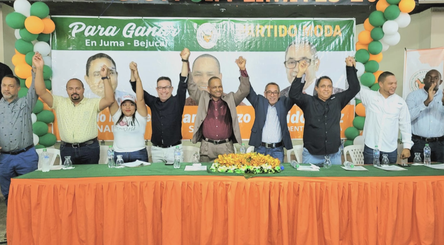 El Partido MODA proclama candidato a senador en Monseñor Nouel y director distrital
