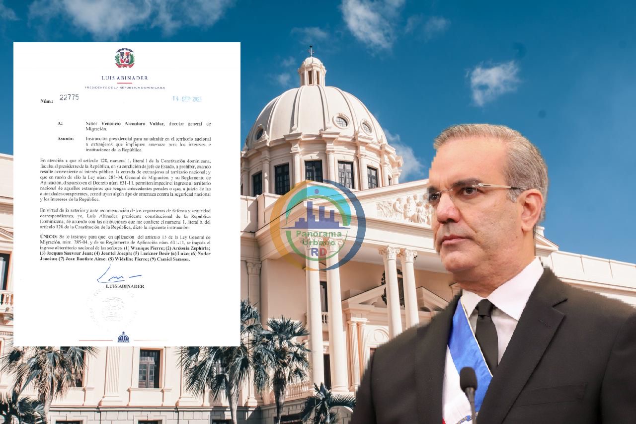 Presidente Abinader prohíbe entrada al país de nueve ciudadanos haitianos