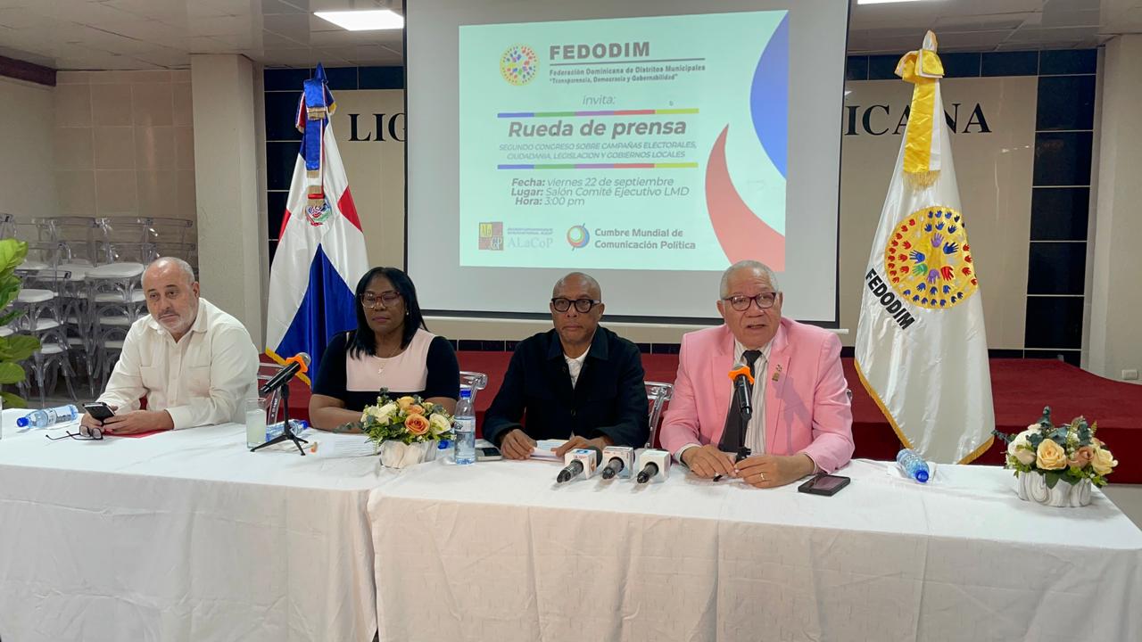 Fedodim anuncia II Congreso sobre campañas electorales