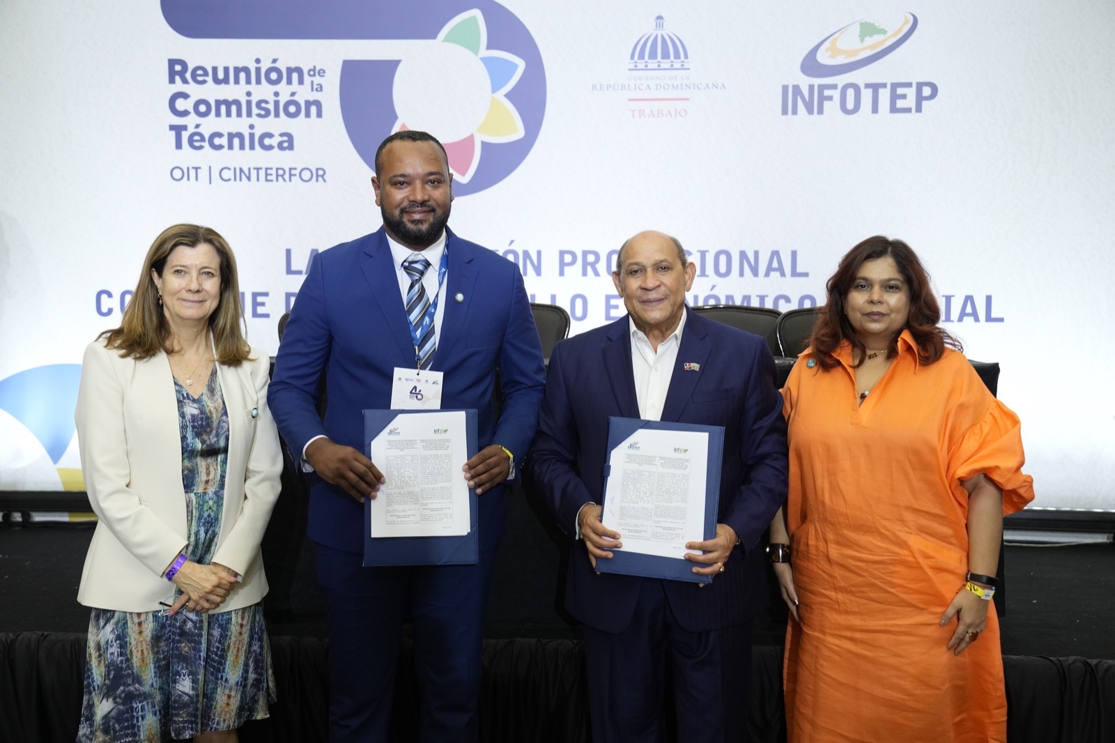 INFOTEP y el Instituto de Empleo y Formación Profesional de Cabo Verde firman memorándum de entendimiento
