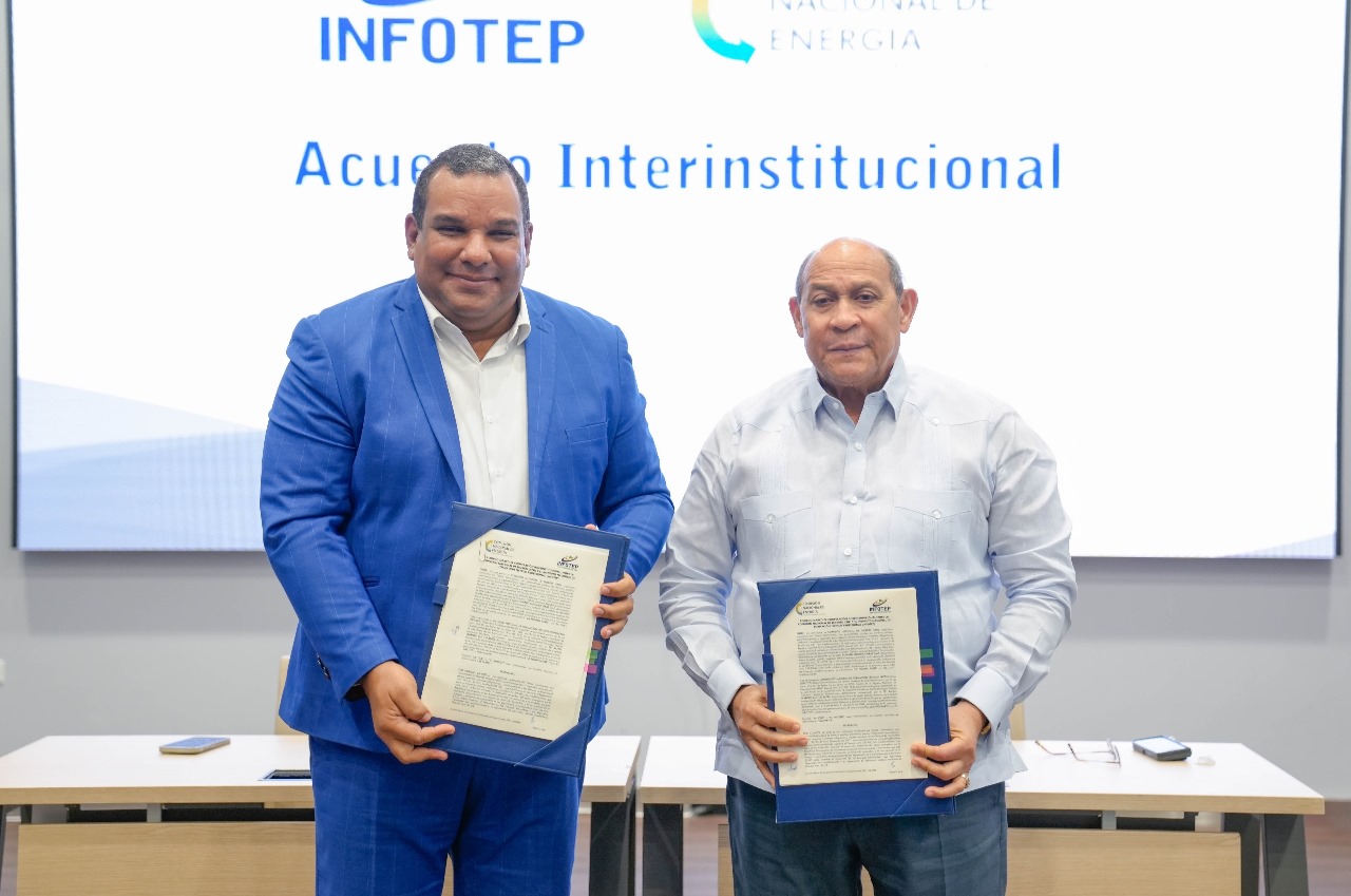INFOTEP y la CNE firman acuerdo para impulsar uso racional de la energía, a través de la formación técnica