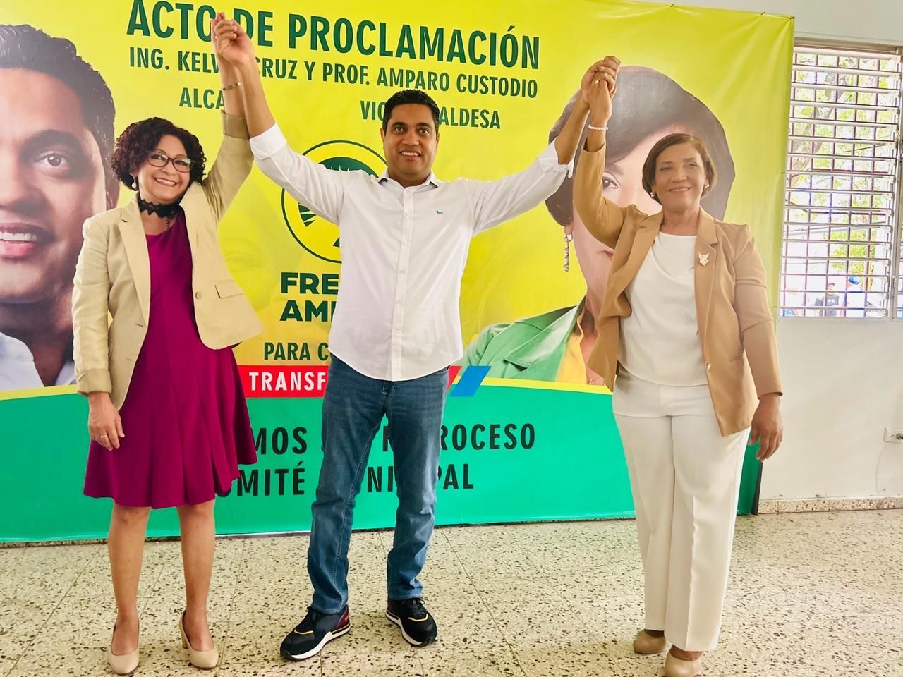 Frente Amplio oficializa candidatura de Kelvin Cruz en La Vega