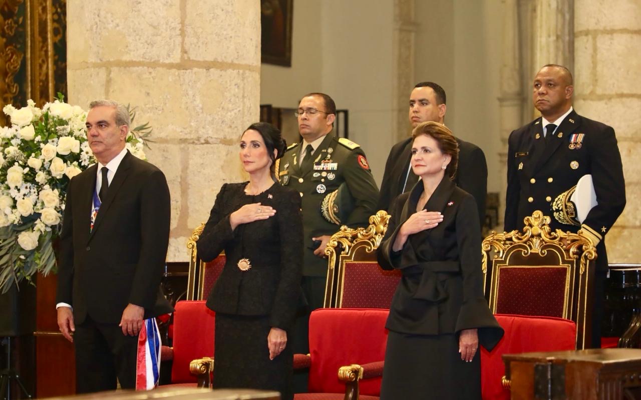 Presidente Abinader asiste a tedeum por 180 aniversario de la Indepenncia Nacional