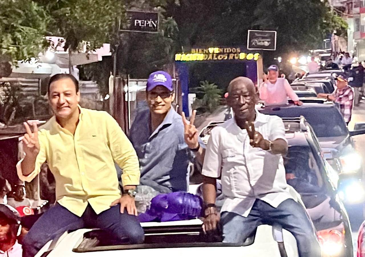 El Carril, Haina y Nigua están con el PLD y sus candidatos