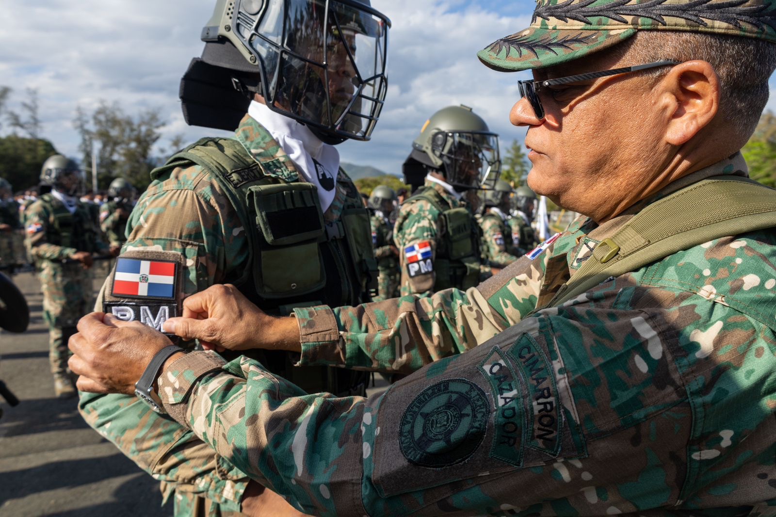 Acto de graduación del Batallón de Policía Militar ERD