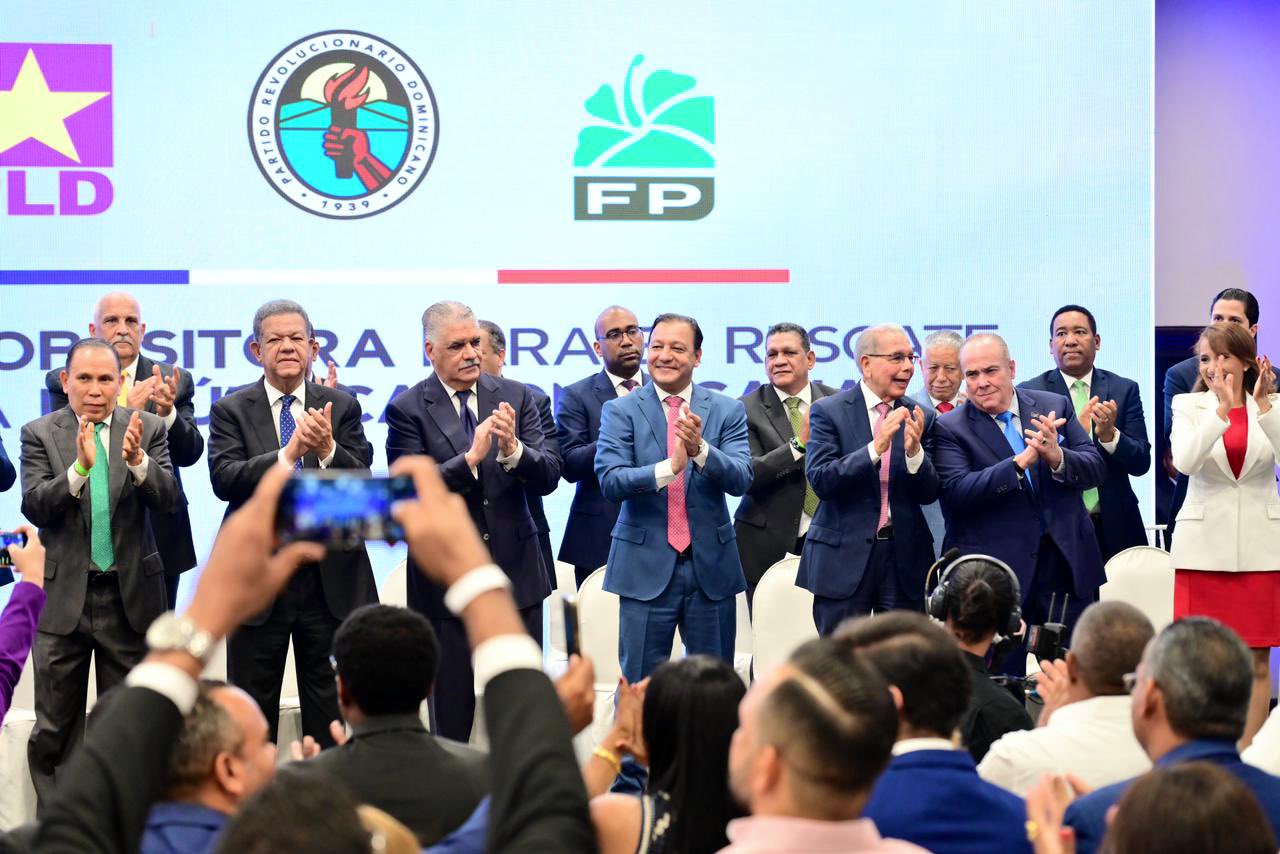 Alianza Rescate-RD ratifica estrategia electoral: cada partido con su candidato en primera vuelta, compromiso de apoyo en segunda