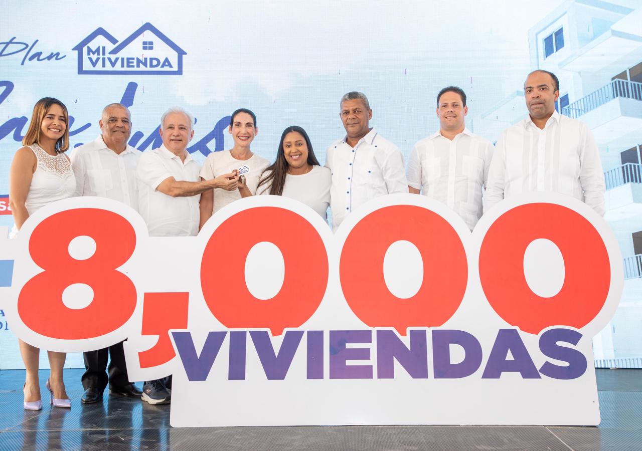 Gobierno del presidente Abinader alcanza las 8,142 viviendas entregadas, superando las 7,544 prometidas inicialmente bajo el Plan Mi Viviend