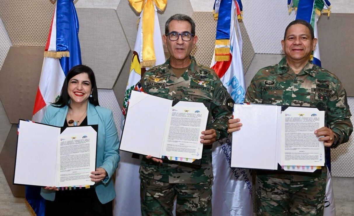 Ministerio de Defensa, ProDominicana y el Instituto Cartográfico Militar firman acuerdo interinstitucional de cooperación