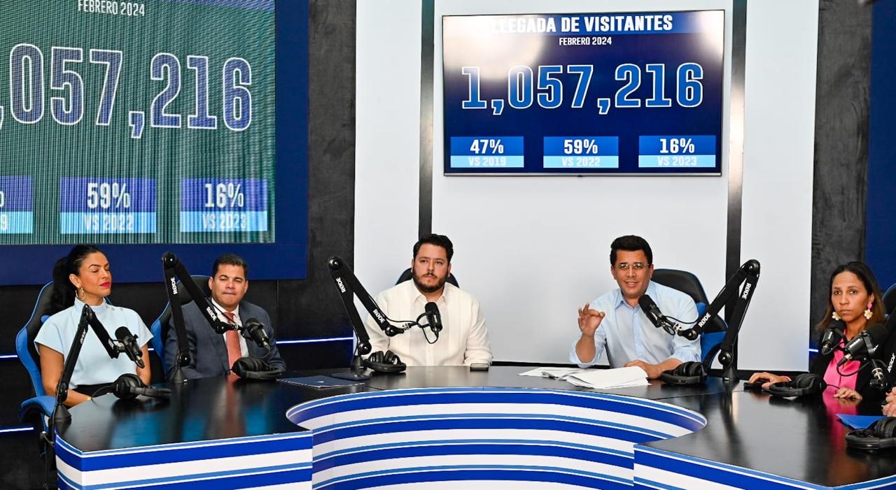 RD recibe 1,057,216 visitantes solo febrero