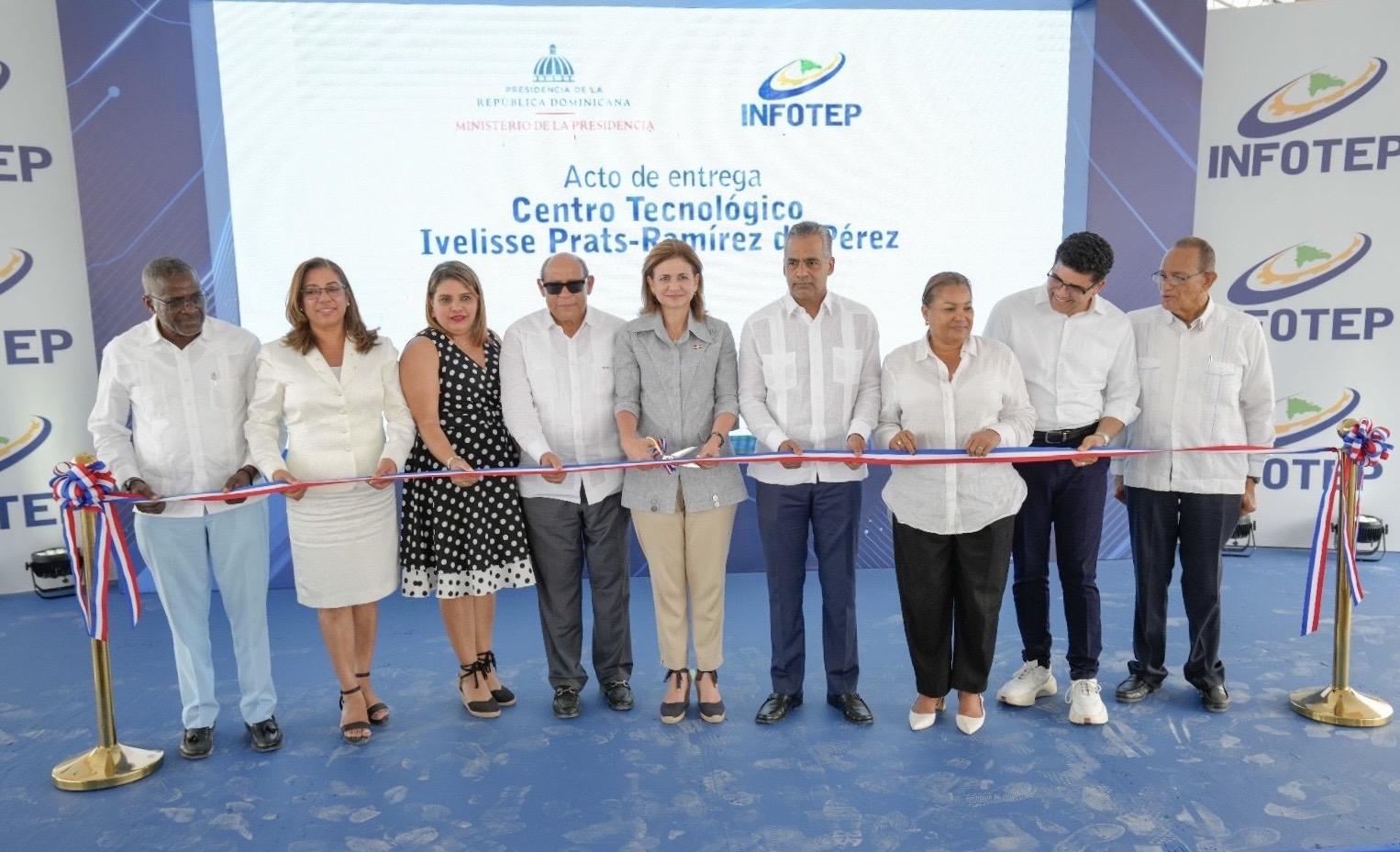 Vicepresidenta Raquel Peña inaugura centro tecnológico No.46 del INFOTEP en Ciudad Juan Bosch