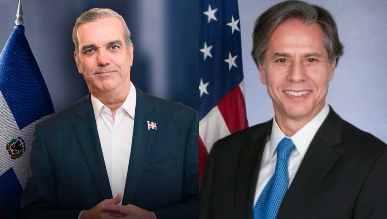 El presidente de la República, Luis Abinader, sostuvo en la mañana de hoy una conversación telefónica con el secretario de Estado de Estados Unidos, Antony Blinken, a solicitud de este último