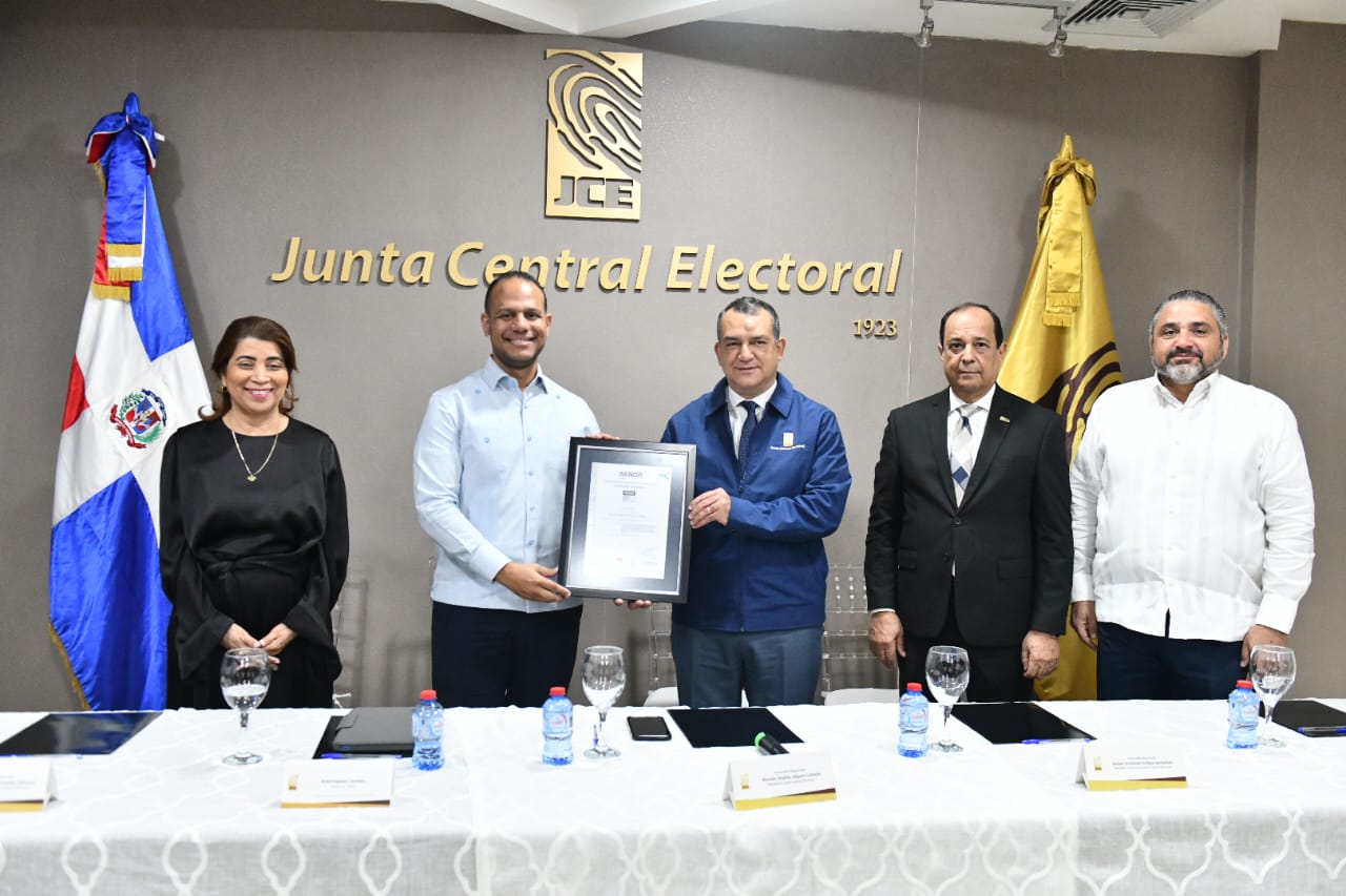JCE se convierte en el primer órgano electoral del mundo en obtener cuatro normas ISO 22301 en continuidad de la operación