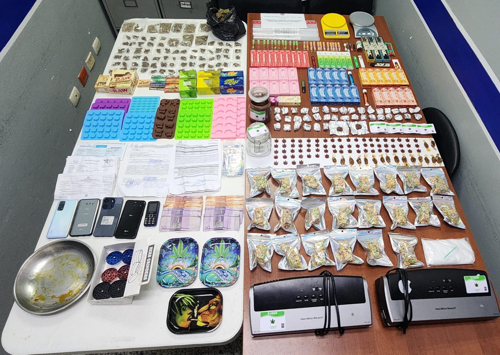 DNCD y Ministerio Público desmantelan centro de empaque y distribución de drogas en Santiago