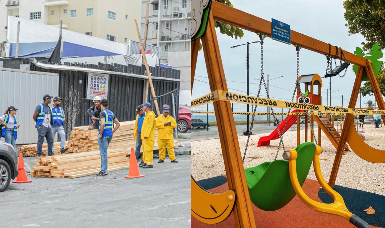 Alcaldía del DN solicita asegurar materiales de construcción y mantiene parques cerrados por vaguada