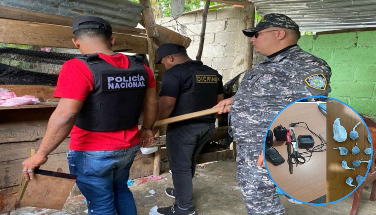 Operativos focalizados de la Policía Nacional en Santiago confiscan más de 100 porciones de drogas y desmantelan puntos de venta