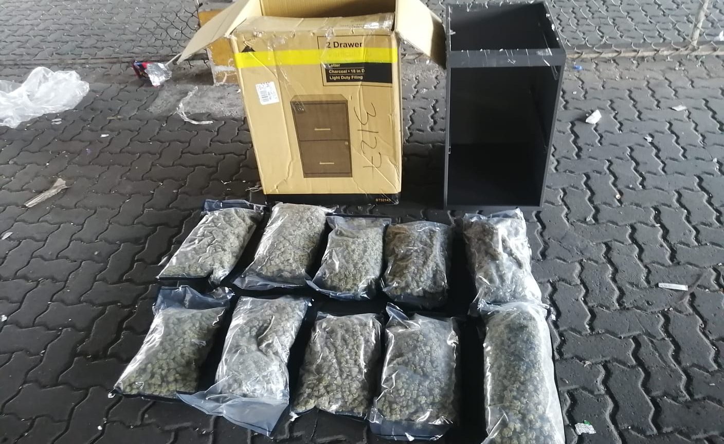 En operativos de inspección, DNCD confisca en Puerto Haina 32 paquetes de marihuana