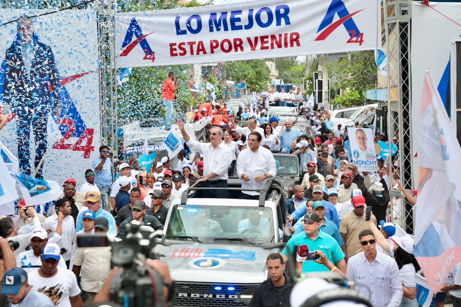 Luis Abinader afirma que tendrán una victoria explendida en Santiago