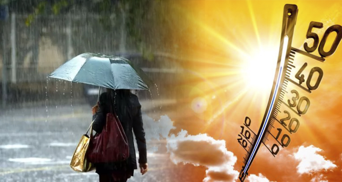 Aguaceros dispersos y tronadas esta tarde por vaguada; temperaturas calurosas