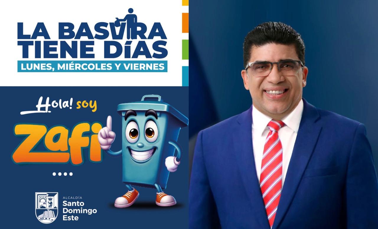 Alcalde Dío Astacio lanza campaña educativa «La Basura Tiene Días» en Santo Domingo Este
