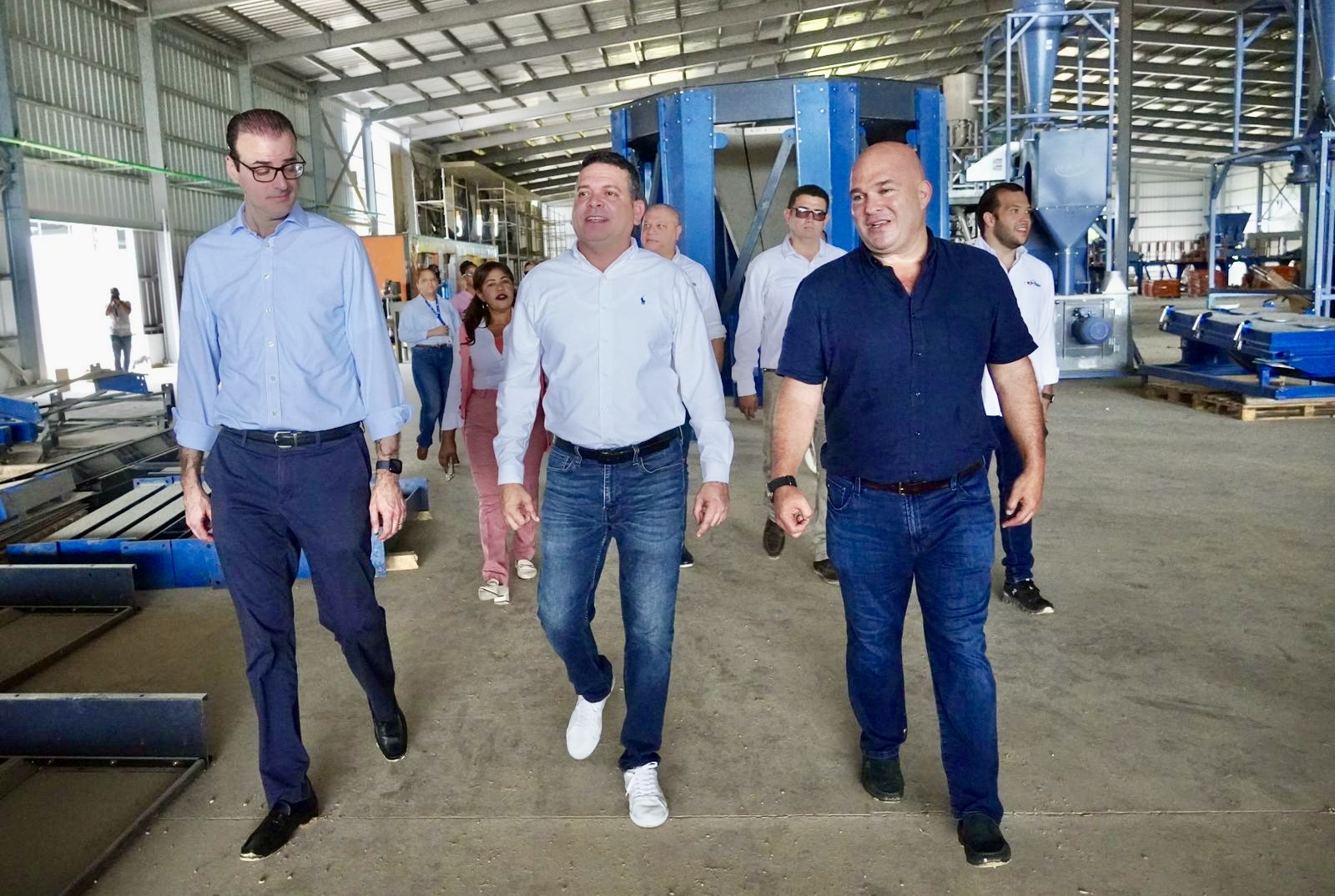 Proindustria supervisa instalación de Planta recicladora en Zona Franca Quisqueya