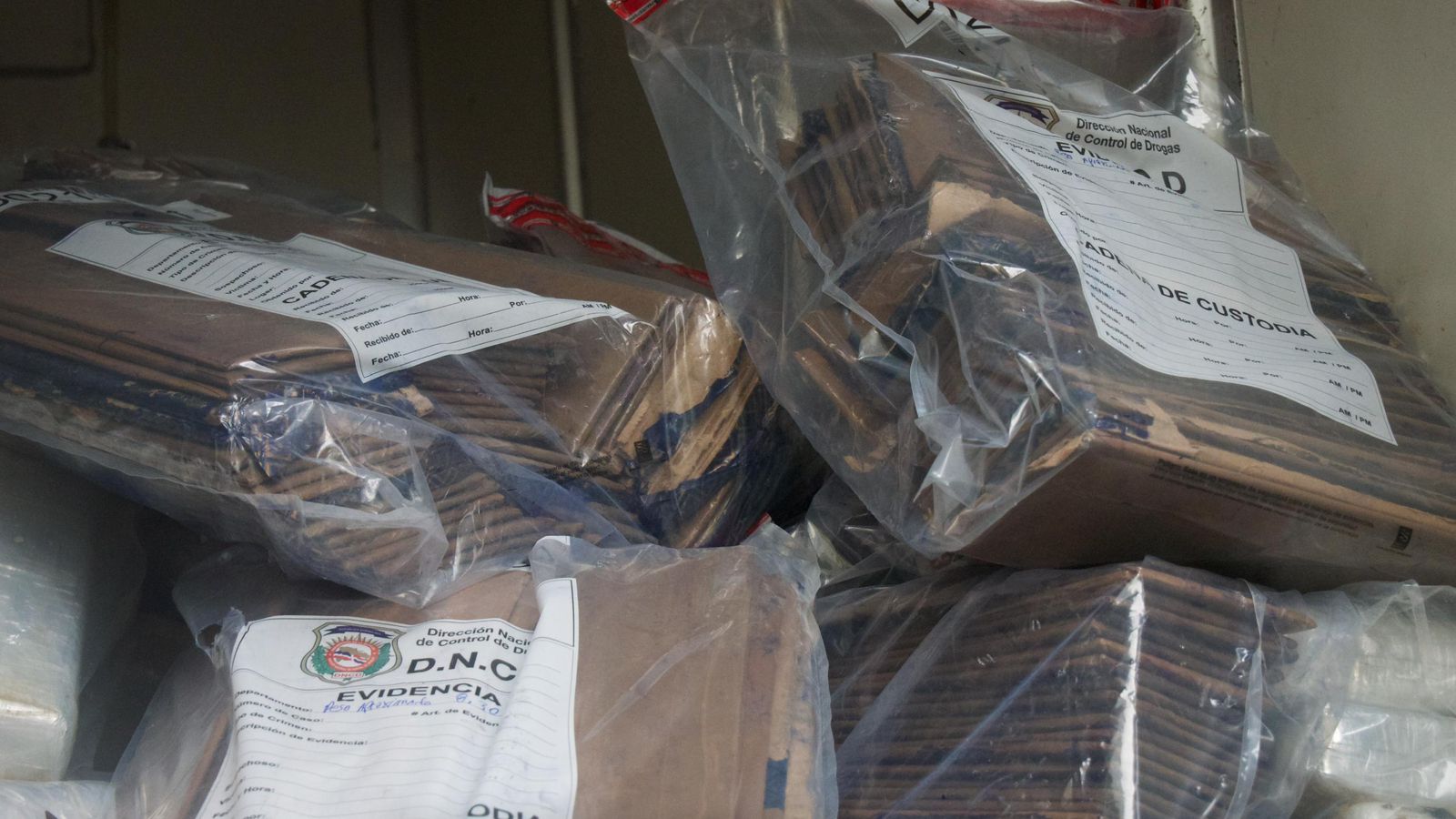 Incautan 663 láminas de cocaína camufladas en cajas cargadas de banano en Puerto Caucedo