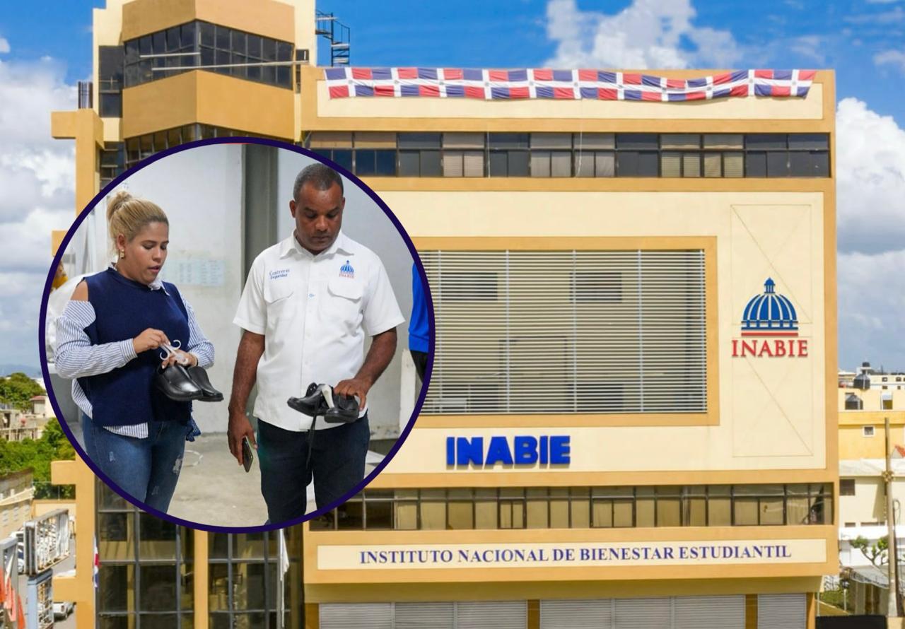 (Video) Hallan zapatos escolares con logo de INABIE a la venta en tienda de Villa Mella