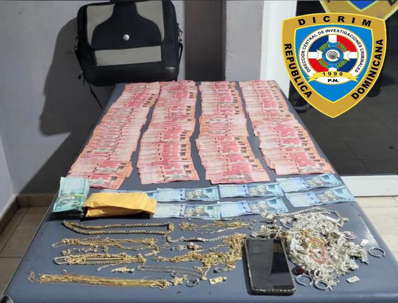 Policía Nacional captura en el DN a presunto implicado en asalto a joyería de Santiago