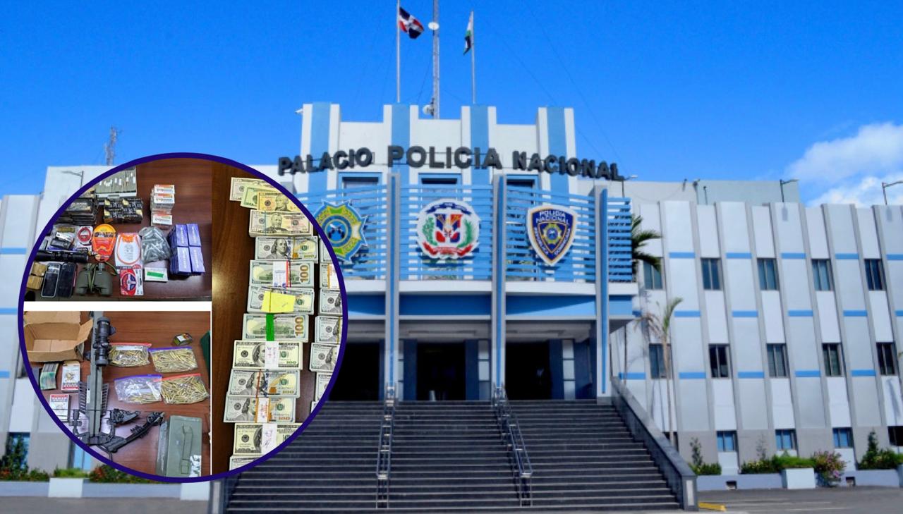 Policía Nacional y autoridades ocupan yipeta, miles de municiones y más en operativo; dos detenidos