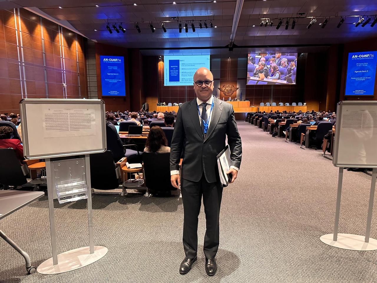 Director del IDAC Igor Rodríguez participa en conferencia de navegación aérea de la OACI, en Canadá