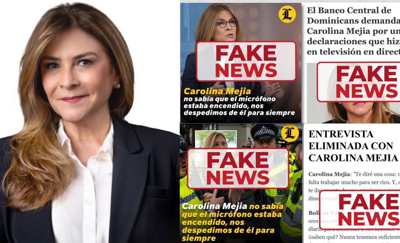 Alcaldesa Carolina Mejía somete denuncia ante Fiscalía DN por uso fraudulento de su imagen