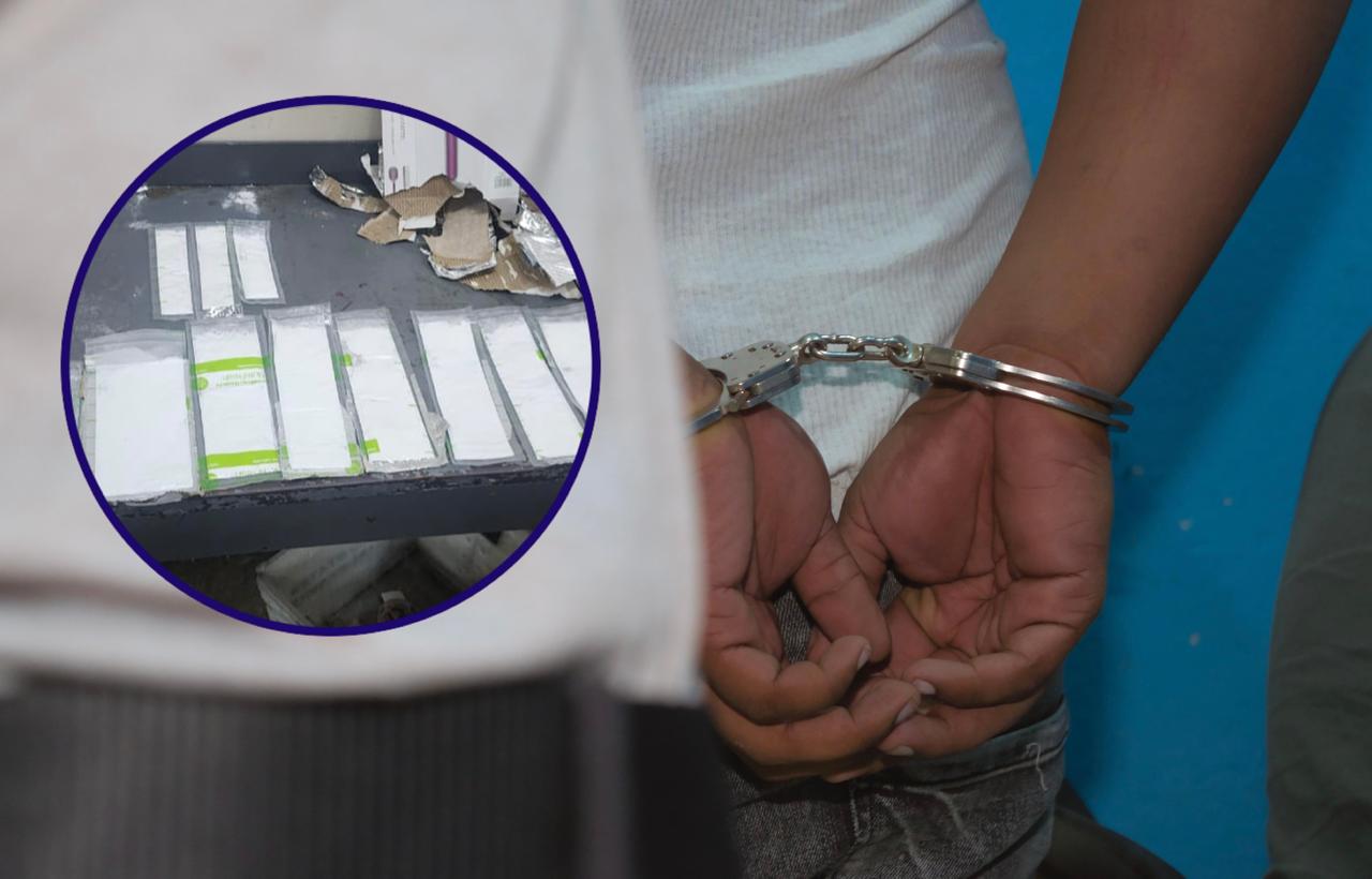 Arrestan extranjero vinculado al decomiso de 16 láminas de cocaína en Inposdom
