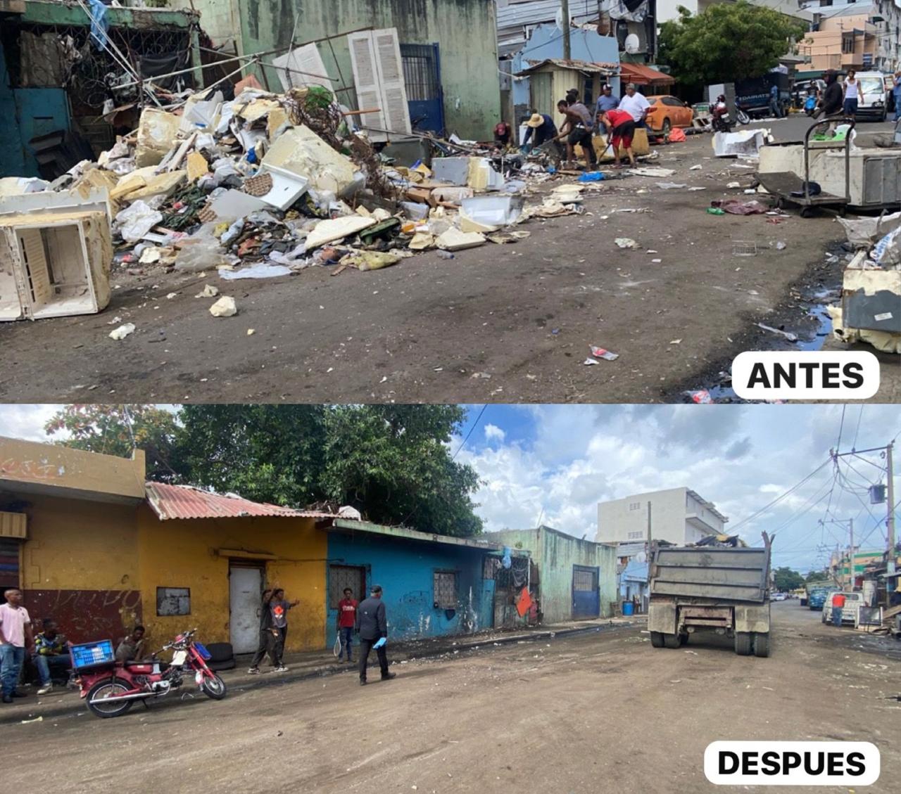 Alcaldía del DN cierra metaleras ilegales y recupera espacios en Villa Consuelo