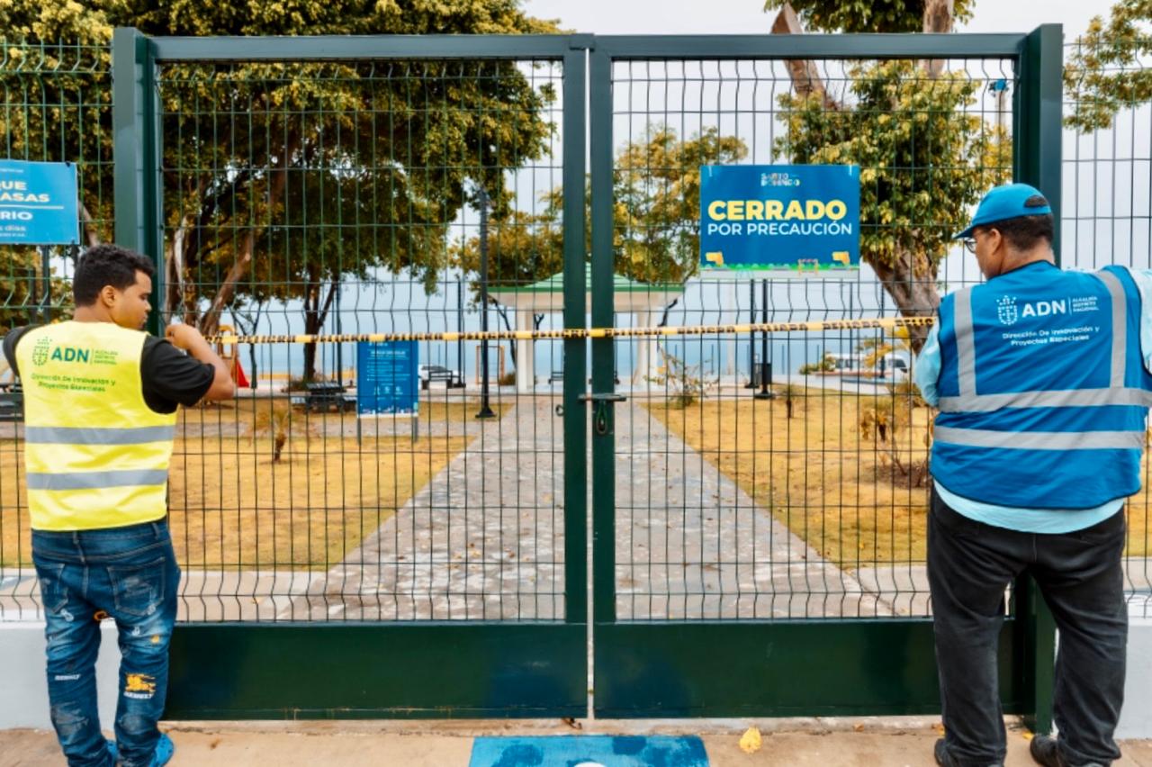 Alcaldía del Distrito Nacional cierra todos los parques por lluvias producto de onda tropical y vaguada