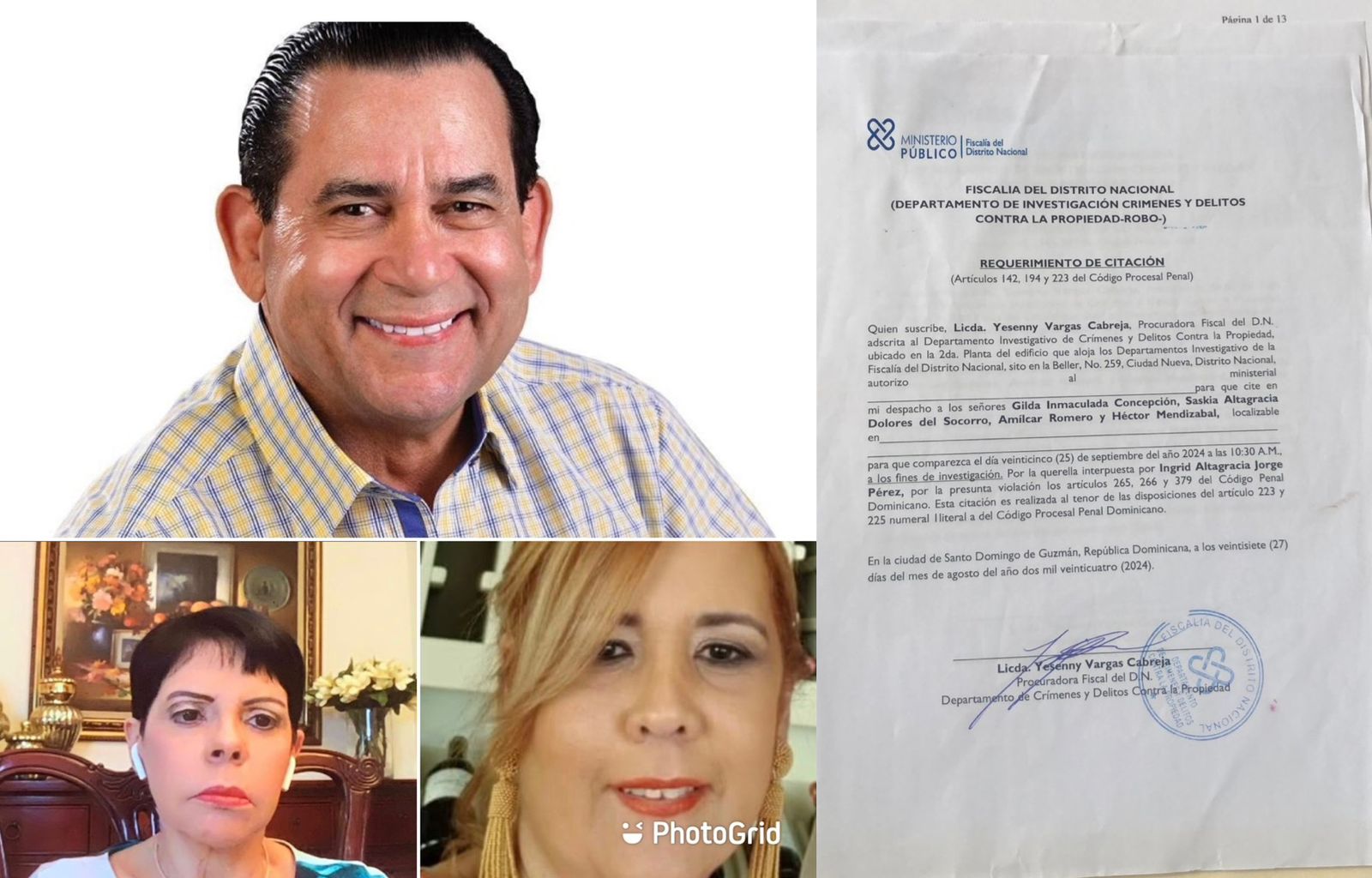 Procuradora fiscal cita para este miércoles a tías de Ingrid Jorge por despojo de herencia