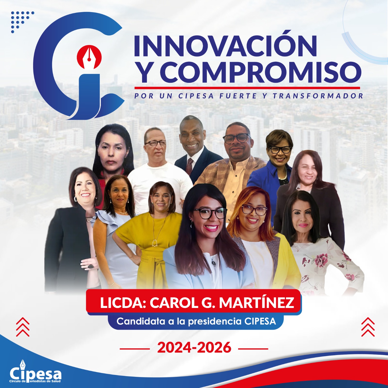 Presentan la Plancha «Innovación y Compromiso» por un Cipesa Fuerte y Transformado