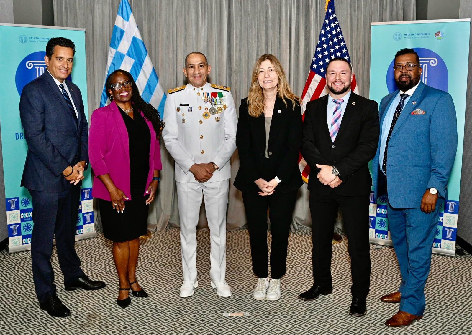 RD participa en 38.ª conferencia mundial de drogas en Atenas, Grecia; presidente dncd se reúne con administradora de la DEA