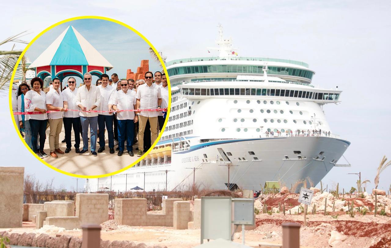 Presidente Abinader inaugura segunda fase de Cabo Rojo y recibe tercer crucero.