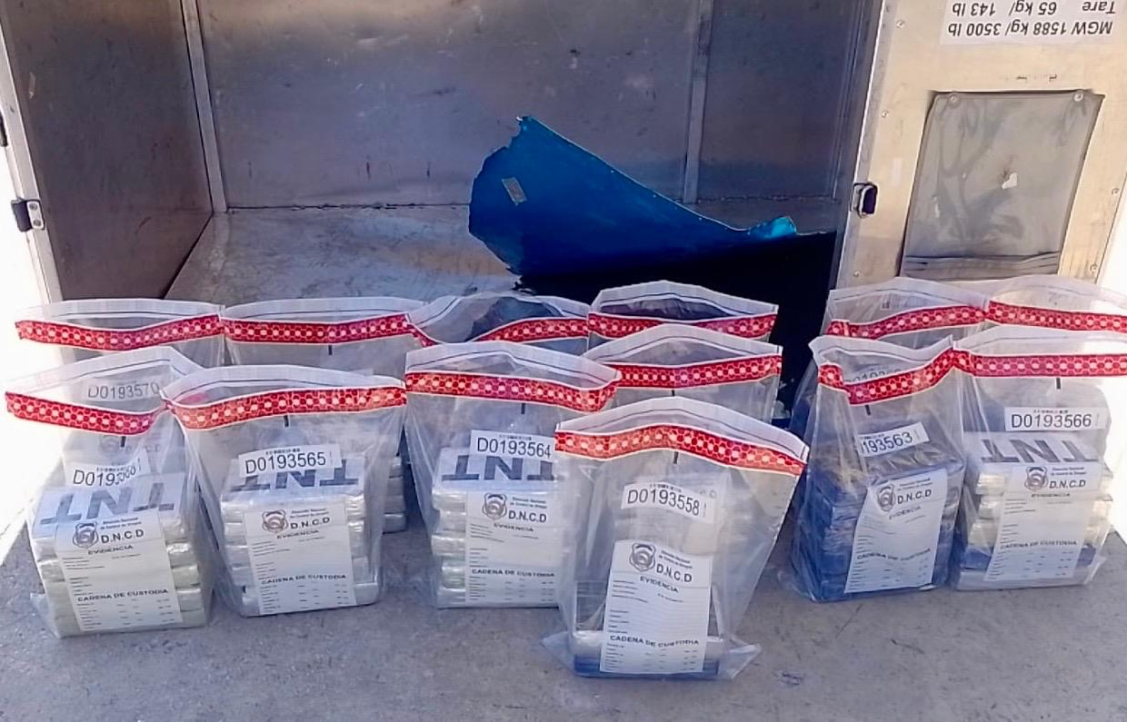 Agentes dncd frustran envío de 62 paquetes presumiblemente cocaína a Bruselas